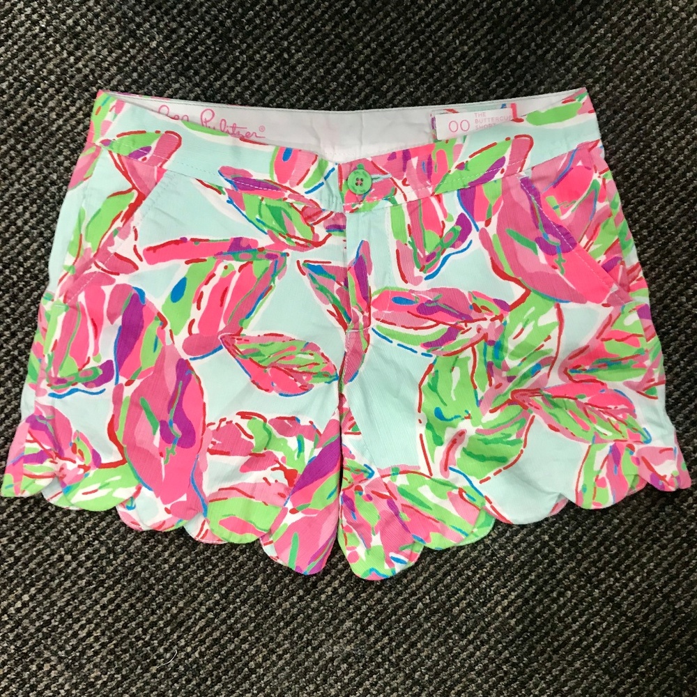 Lilly Pulitzer Buttercup Scallop Hem Short